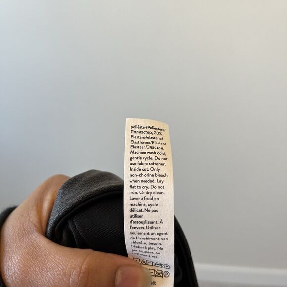 Spanx Faux Leather Leggings Black High Waisted Ankle Length Stretch XL NWT’s - Picture 8 of 8